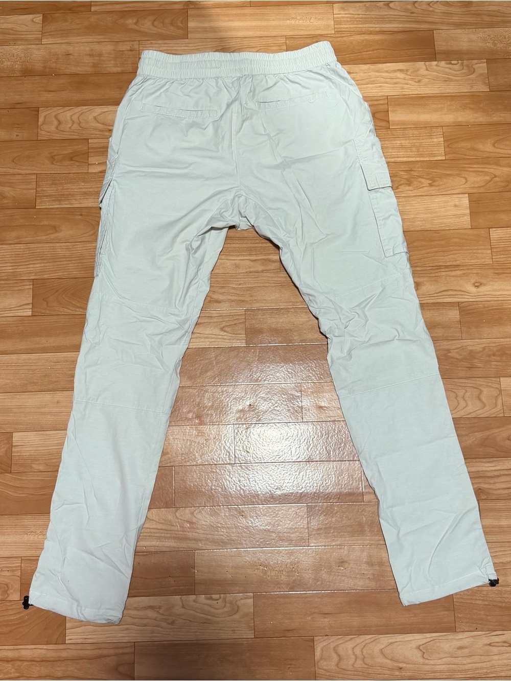 PacSun Men's Light Gray Cargo Joggers - Picture 2 of 2